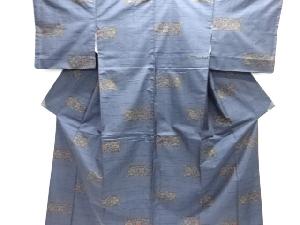 抽象模様織り出し本場泥大島紬着物（7マルキ）